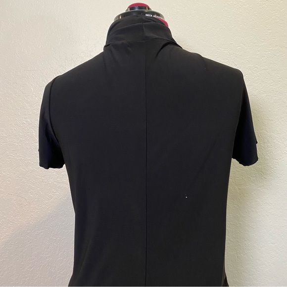 Susie in The City | Black and White Leopard Blouse with Black Cover up 2X 📓 - Picture 12 of 12